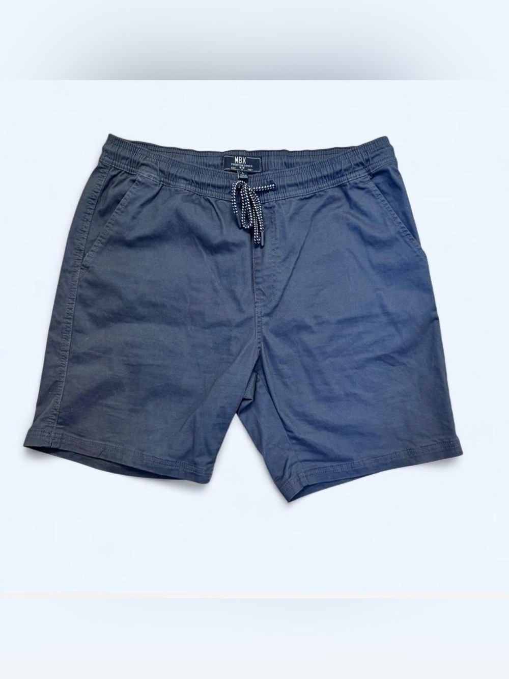 MBX Men's Navy Drawcord Hybrid Shorts